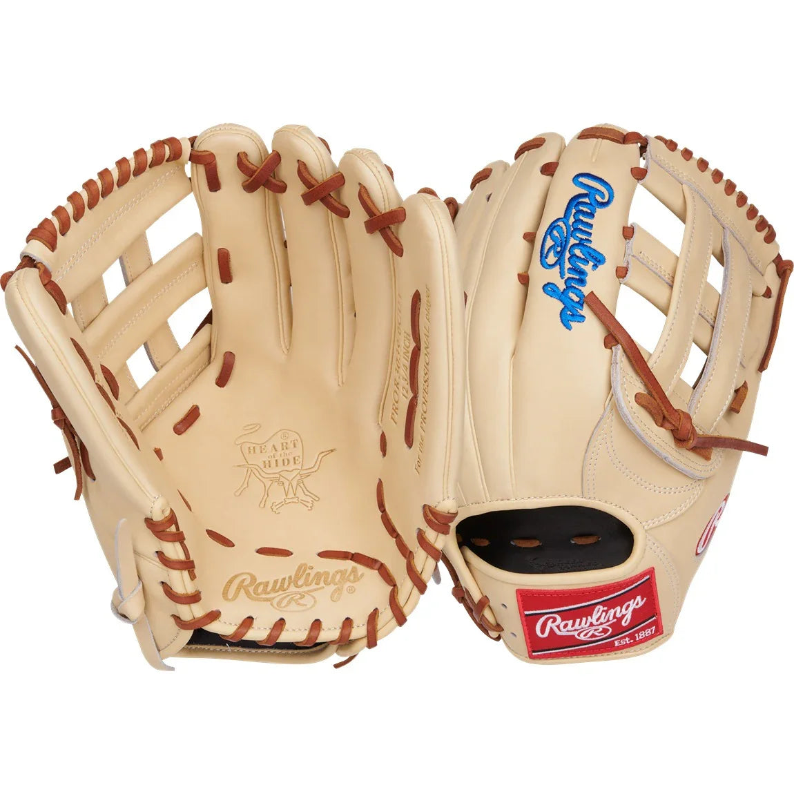 Rawlings 12.75" Heart of the Hide Outfield Glove (2025) - Sports Excellence