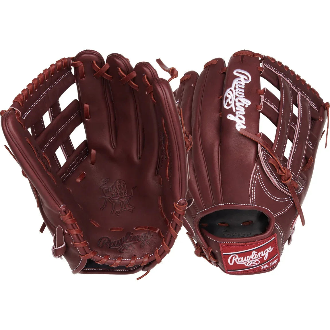 Rawlings 12.75" Heart of the Hide Outfield Glove (2025) - Sports Excellence