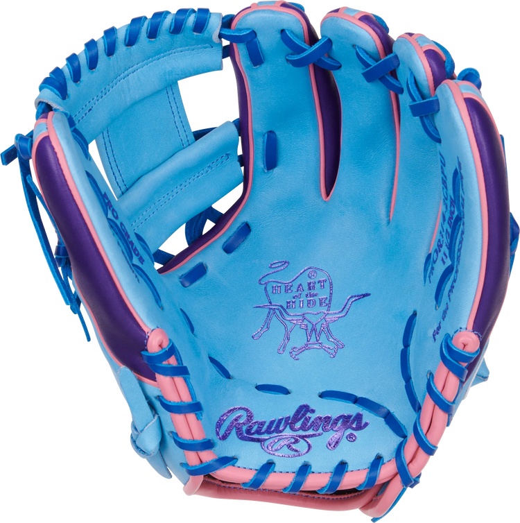 Rawlings Heart of the Hide Color Sync 11.5" Blue Infield Glove (2025) - Sports Excellence