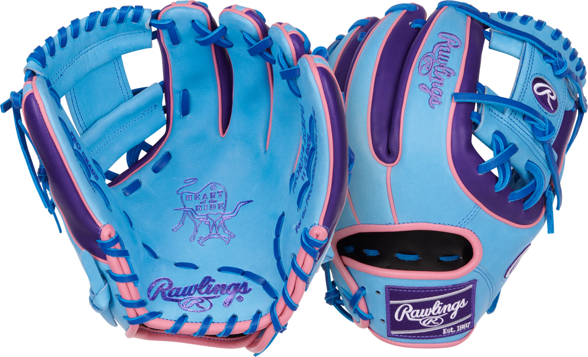 Rawlings Heart of the Hide Color Sync 11.5" Blue Infield Glove (2025) - Sports Excellence