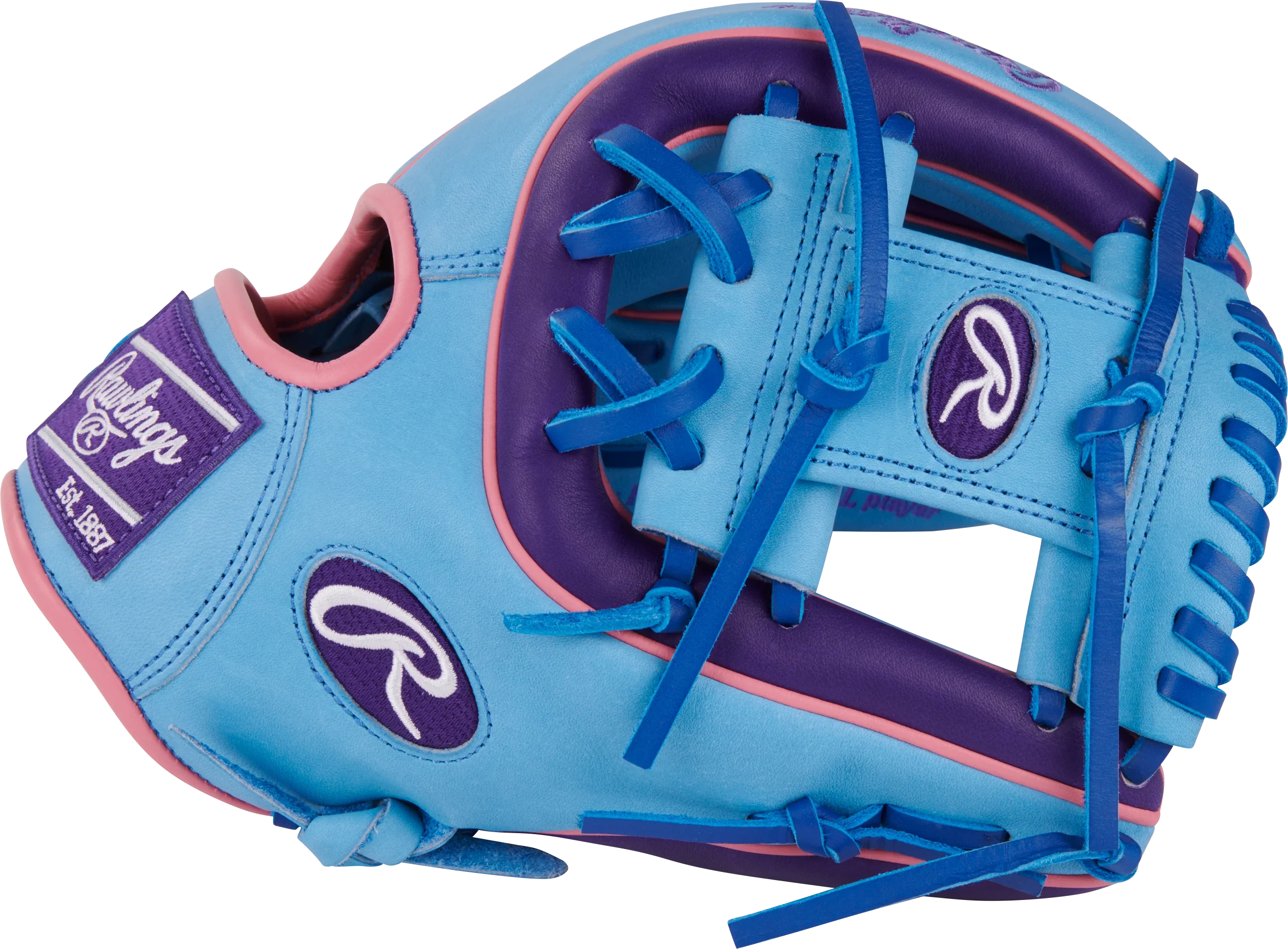 Rawlings Heart of the Hide Color Sync 11.5" Blue Infield Glove (2025) - Sports Excellence