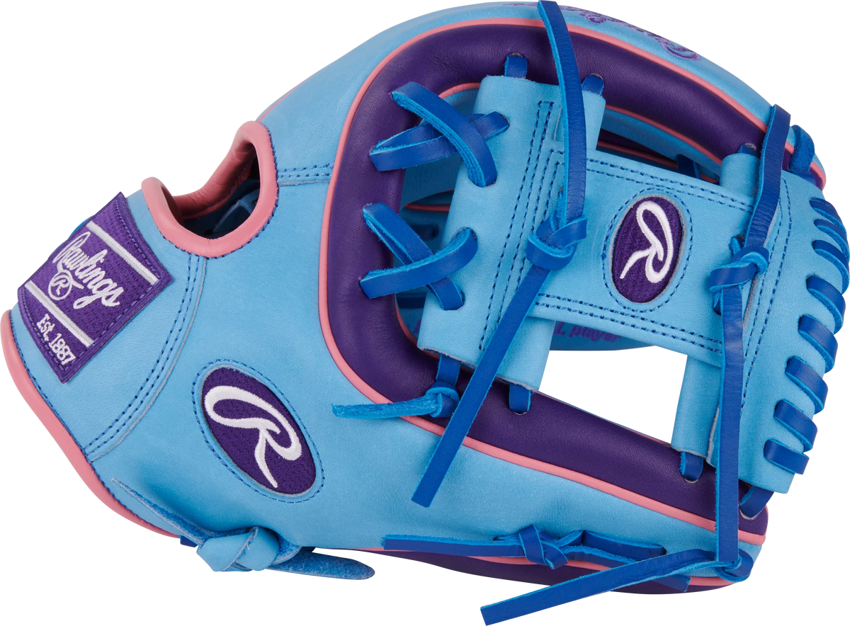 Rawlings Heart of the Hide Color Sync 11.5" Blue Infield Glove (2025) - Sports Excellence