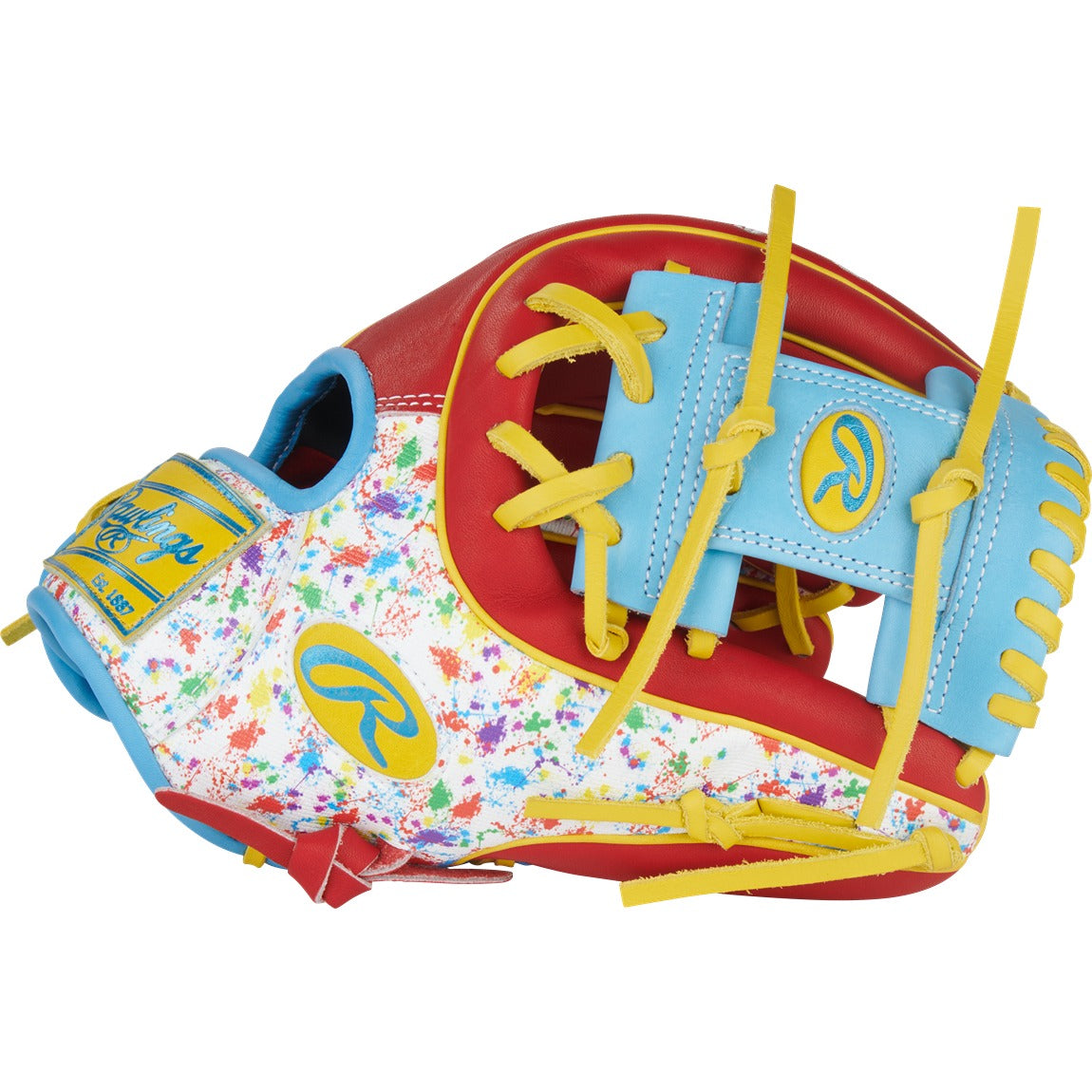Rawlings Hear of the Hide 11.5" Splatter Infield Baseball Glove (2026)