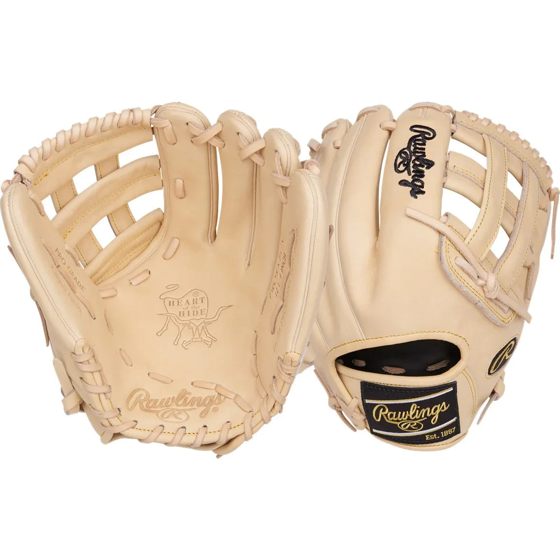 Rawlings 12.5" Heart of the Hide ContoUR fit Outfield Glove (2025) - Sports Excellence