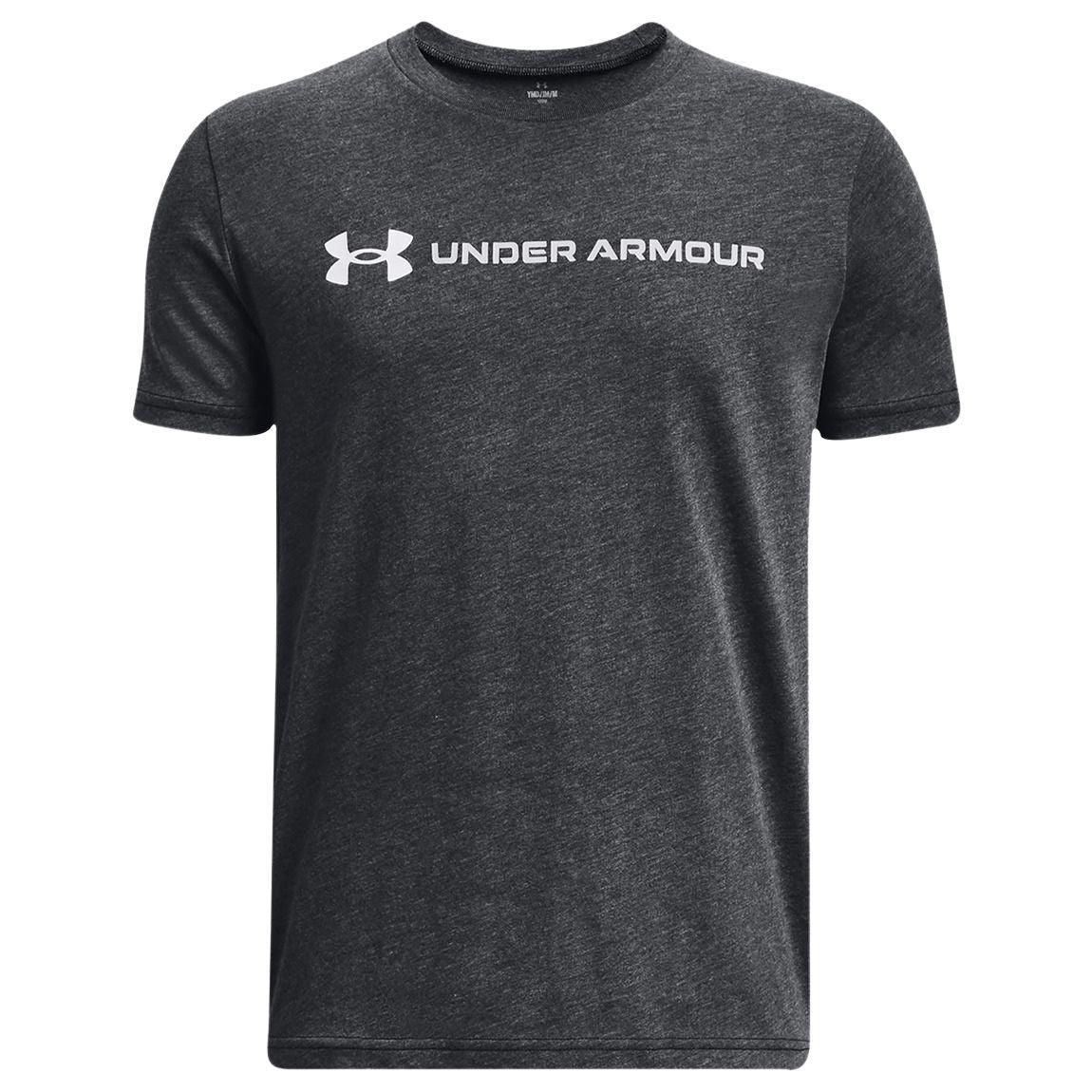 Under Armour UA Logo Wordmark Short Sleeve - Boys - Sports Excellence