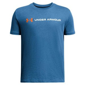Under Armour UA Logo Wordmark Short Sleeve - Boys - Sports Excellence