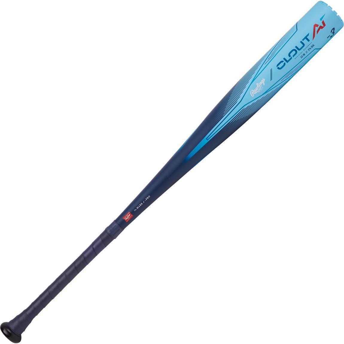 Rawlings Clout AI 2 5/8" (-3) BBCOR Baseball Bat (2024) - Sports Excellence