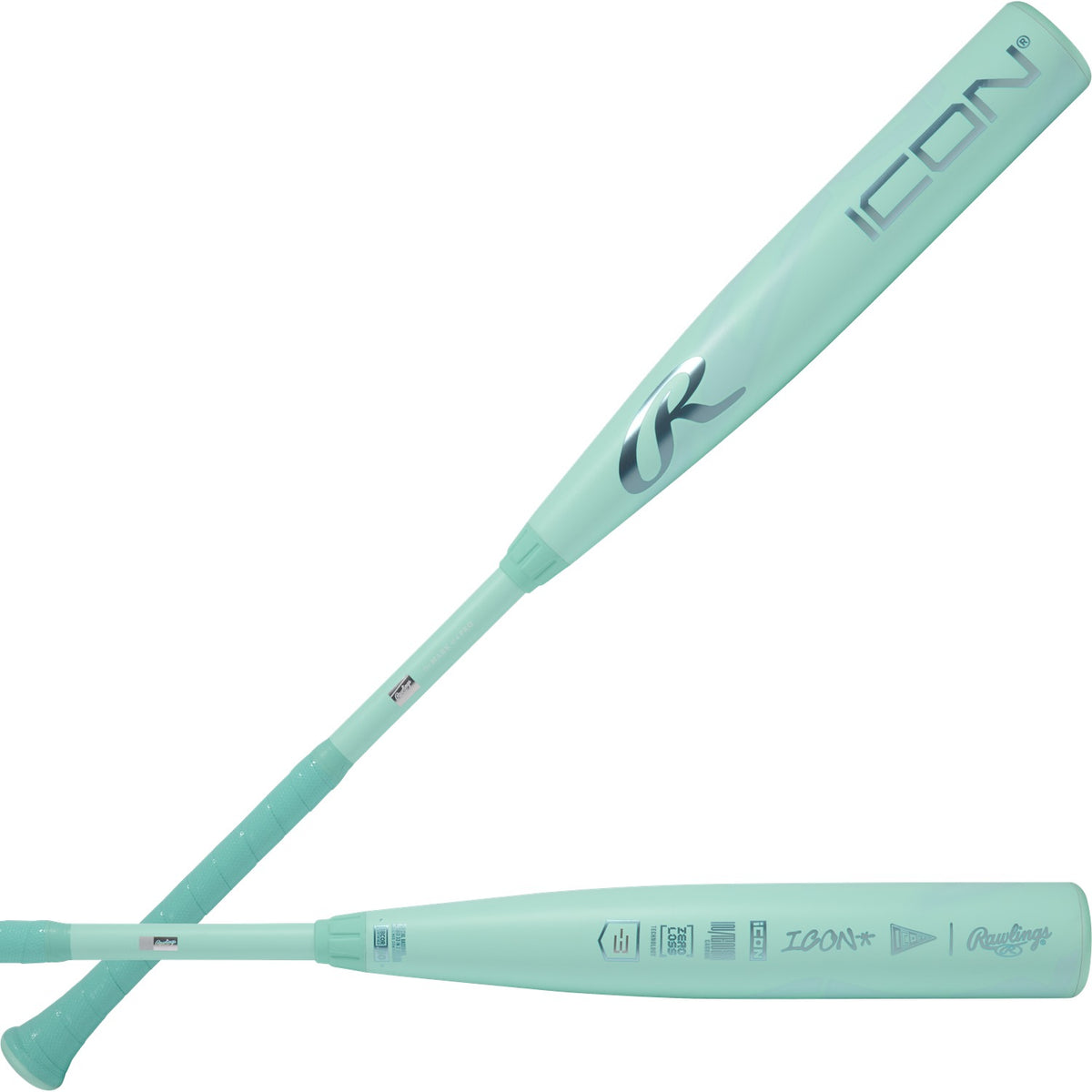 Rawlings ICON -3 (2 5/8 Barrel) BBCOR Baseball Bat (2026)