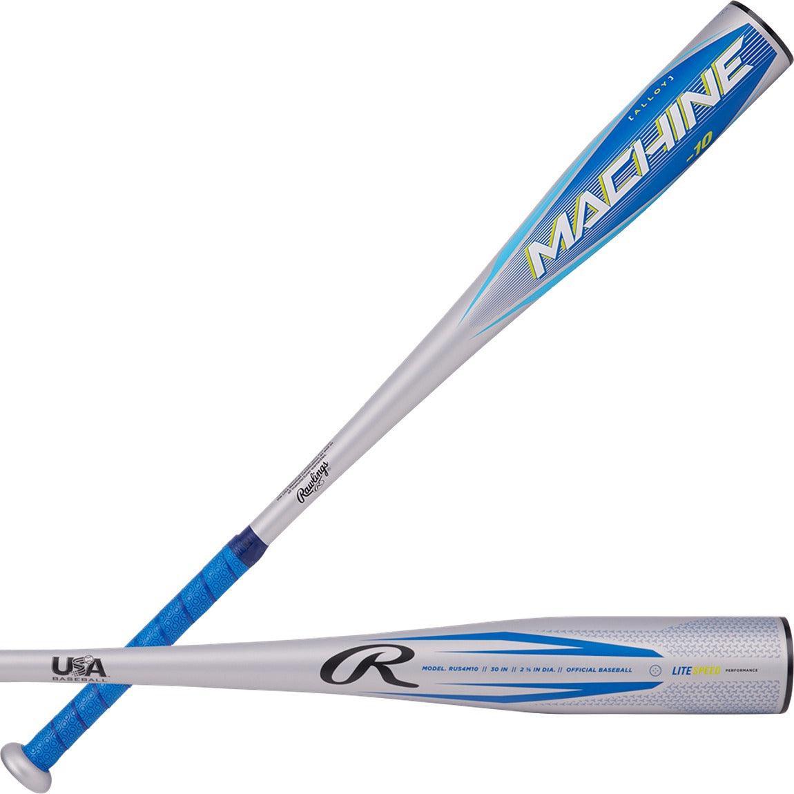 Rawlings Machine 2 5/8" (-10) USABB Junior Baseball Bat (2024) - Sports Excellence