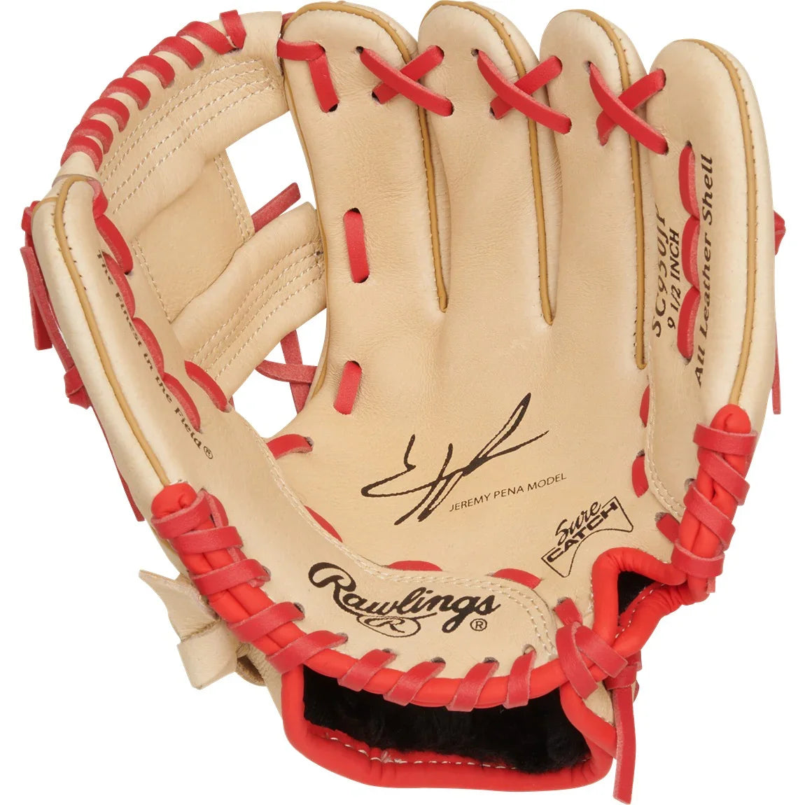 Rawlings Sure Catch Series 9.5" Youth Jeremy Pena Infield Glove (2025) - Sports Excellence