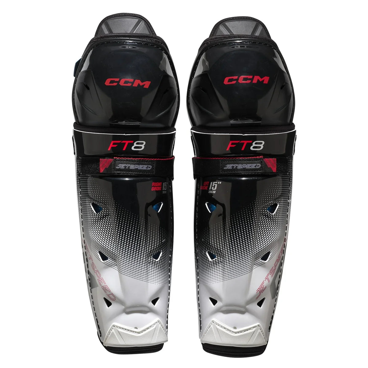 CCM Jetspeed FT8 Shin Guards - Senior