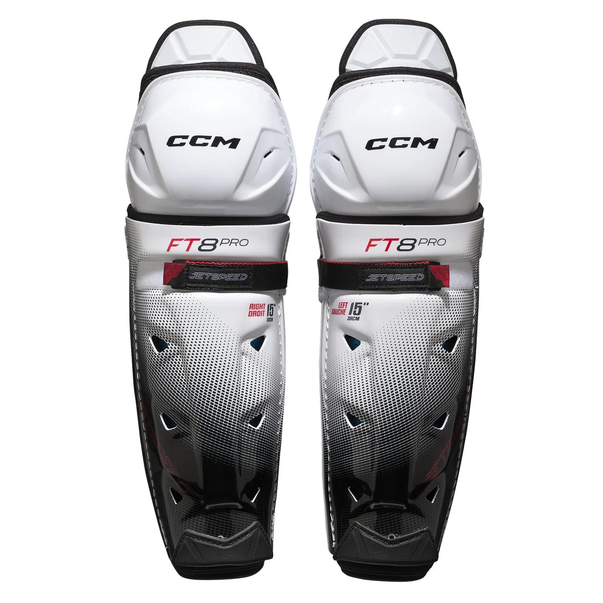 CCM Jetspeed FT8 Pro Shin Guards - Senior