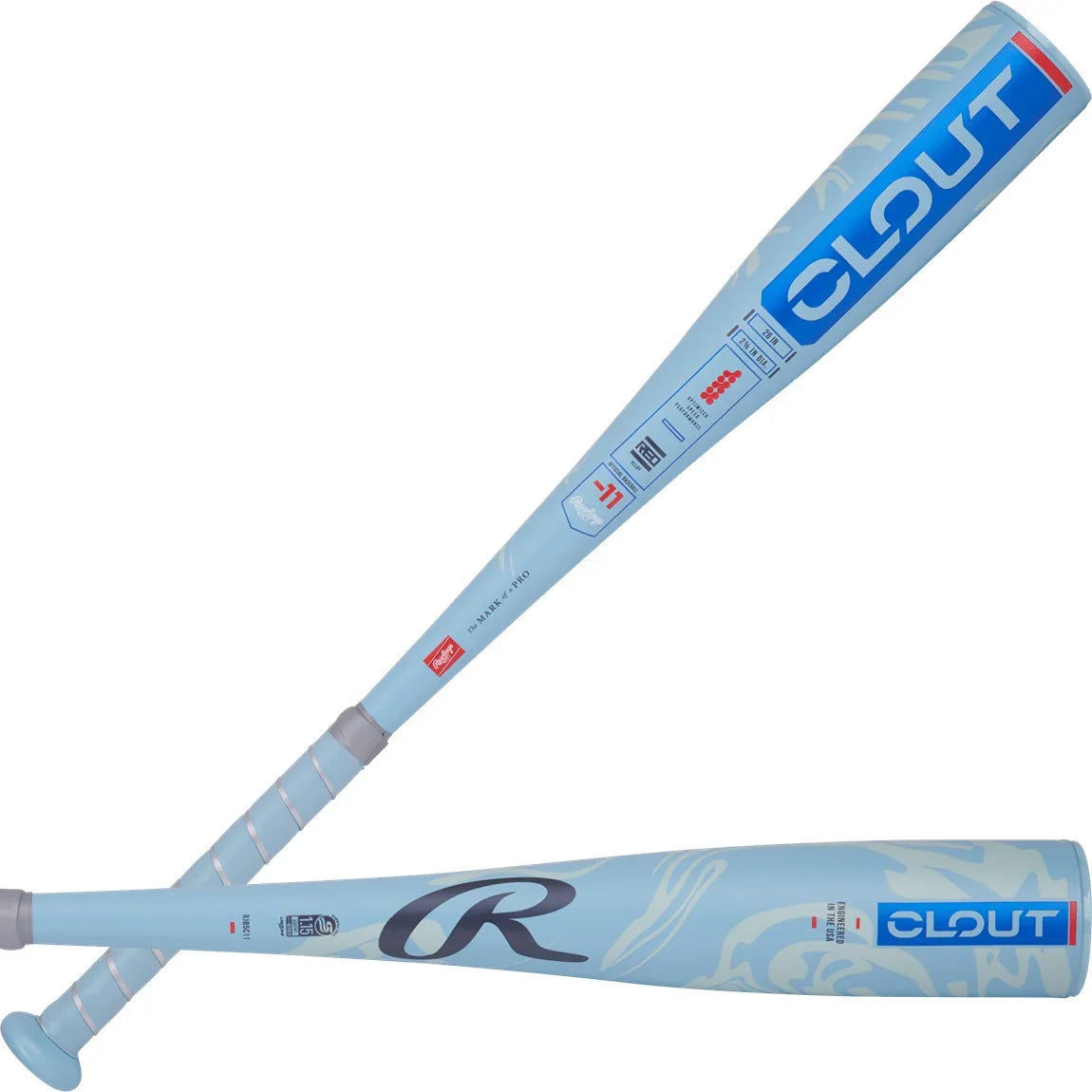Rawlings CLOUT 2 5/8" BARREL USSSA Youth Baseball Bat (-11) (2025) - Sports Excellence