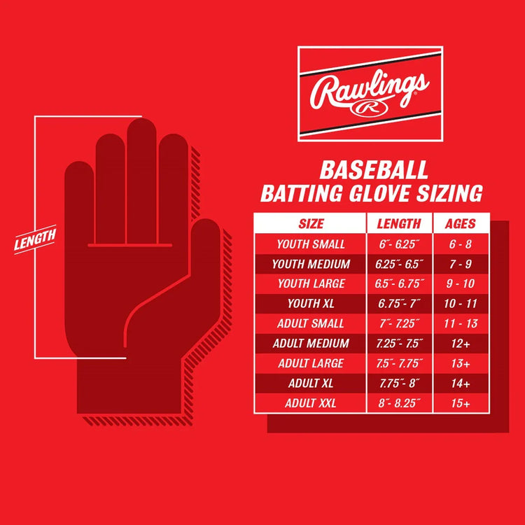 Rawlings Workhorse Batting Glove (2025) - Sports Excellence