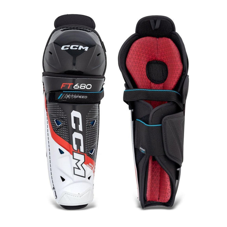 CCM Jetspeed FT680 Shin Guards - Junior - Sports Excellence