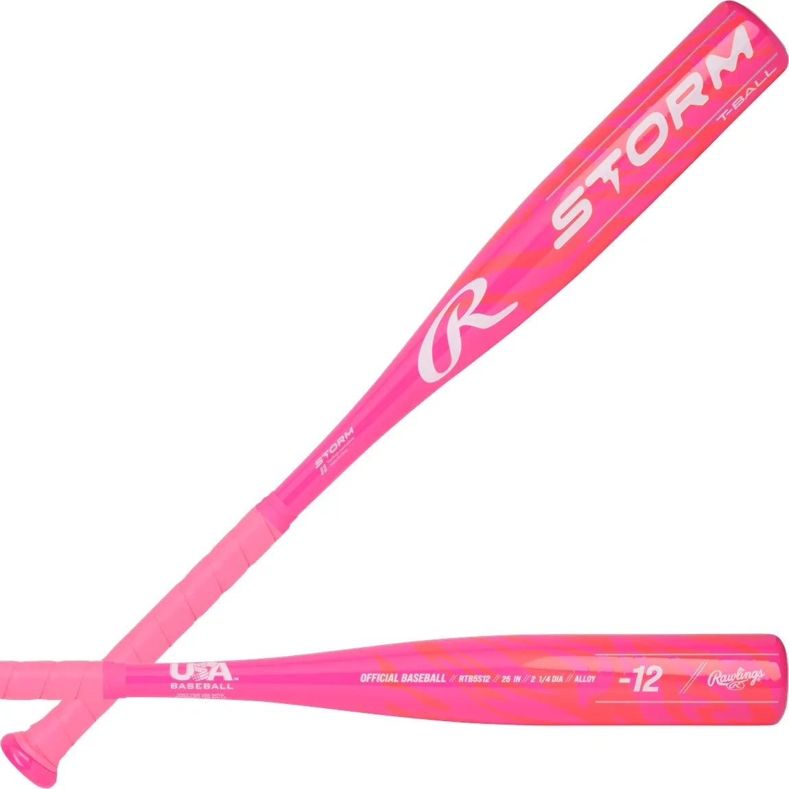 Rawlings STORM -12 (2 1/4" BARREL) USA T-Ball Softball Bat (2025) - Sports Excellence