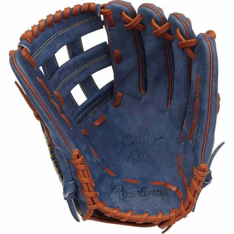 Rawlings Denim Limited Edition 12.75" Heart of the Hide Outfield Glove (R00704827) (2025) - Sports Excellence