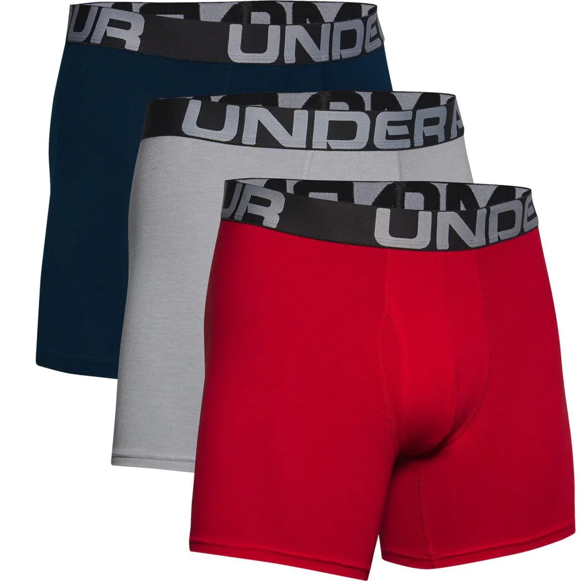 Under Armour Charged Cotton® 6" Boxerjock® – 3-Pack - Sports Excellence
