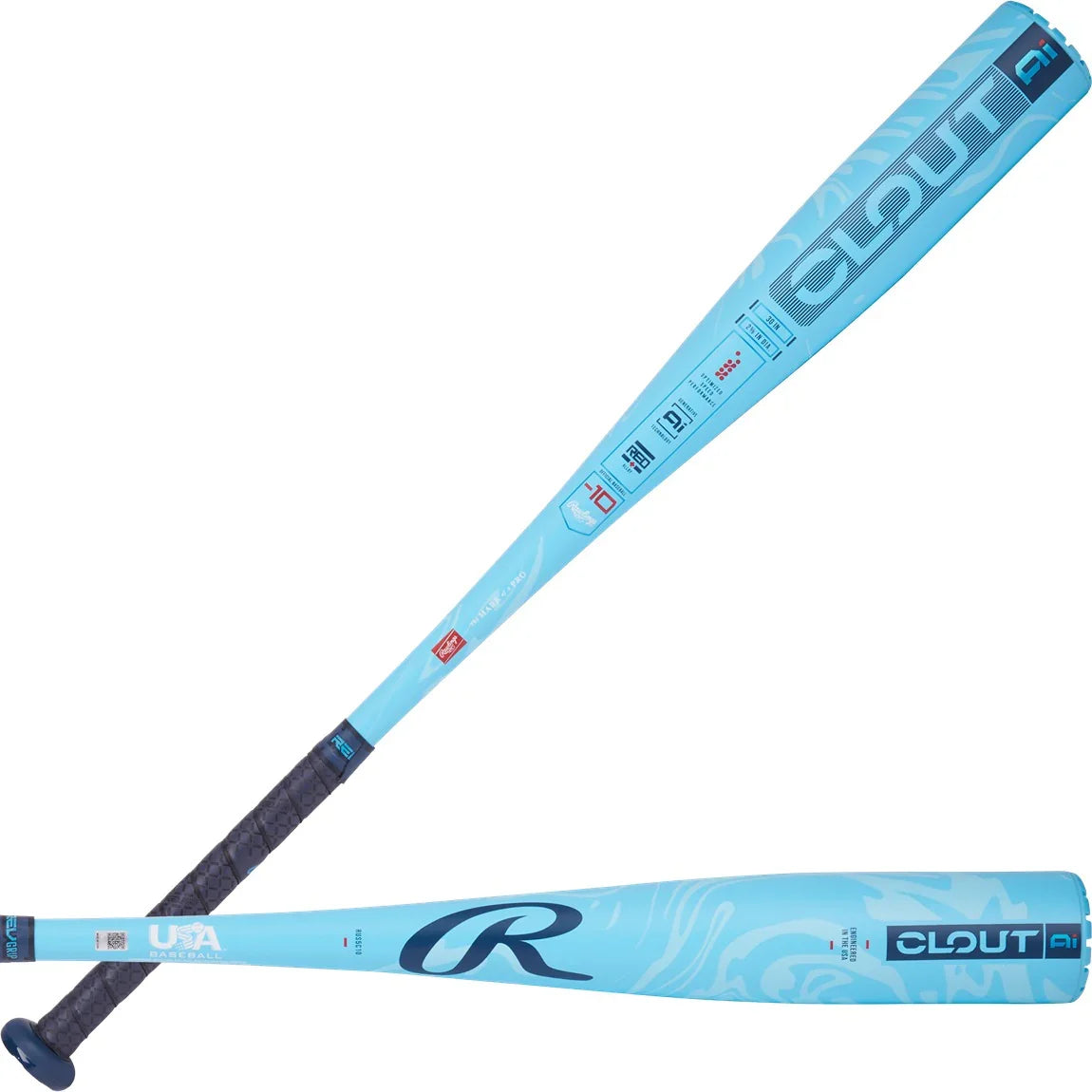 Rawlings CLOUT -10 (2 5/8" BARREL) USA Youth Baseball Bat (2025) - Sports Excellence