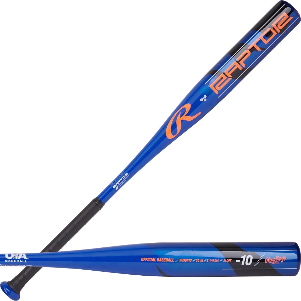 Rawlings RAPTOR -10 (2 1/4" BARREL) USA Youth Baseball Bat (2025) - Sports Excellence