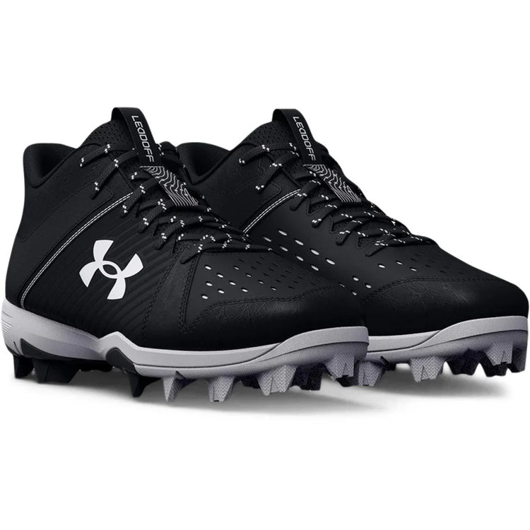 Under Armour Leadoff Mid RM Jr. Baseball Cleats - Sports Excellence