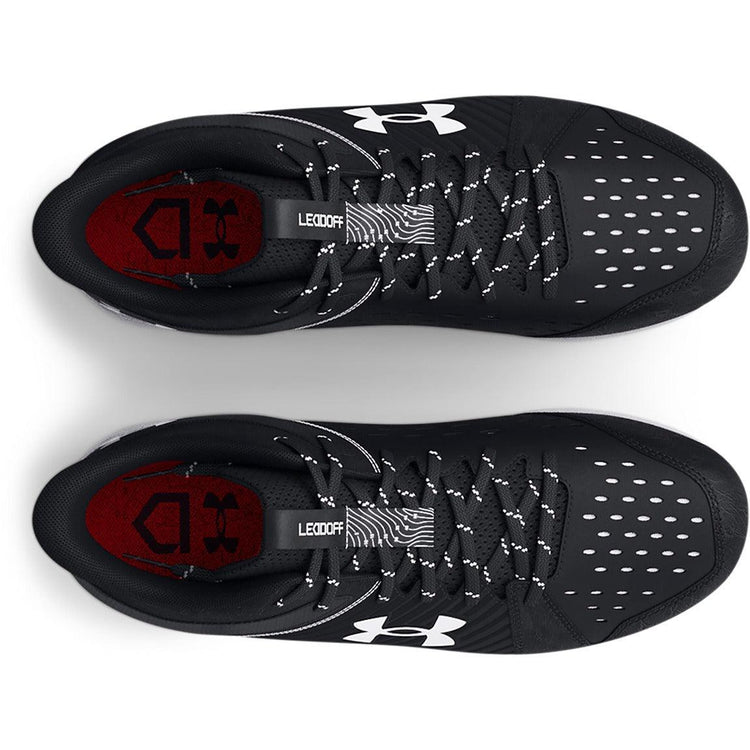 Under Armour Leadoff Mid RM Jr. Baseball Cleats - Sports Excellence